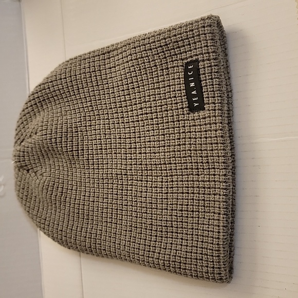 Yea.Nice Men's Gray Beanie, NWOT - Picture 1 of 2